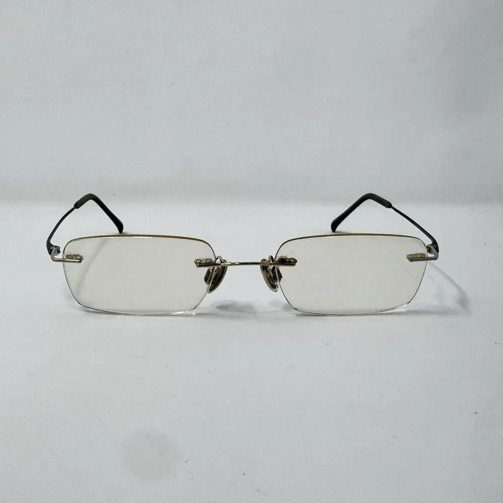 Charmant CH8333 WP Titanium Rimless Eyeglass Frames 49-19-140 Made in Japan